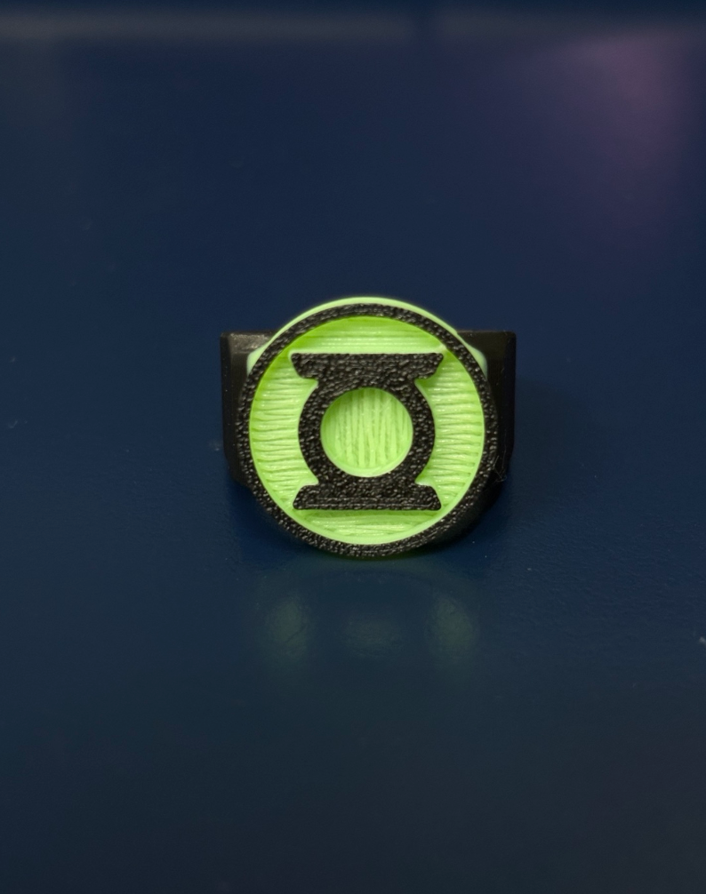 Glow in the Dark Green Lantern Ring
